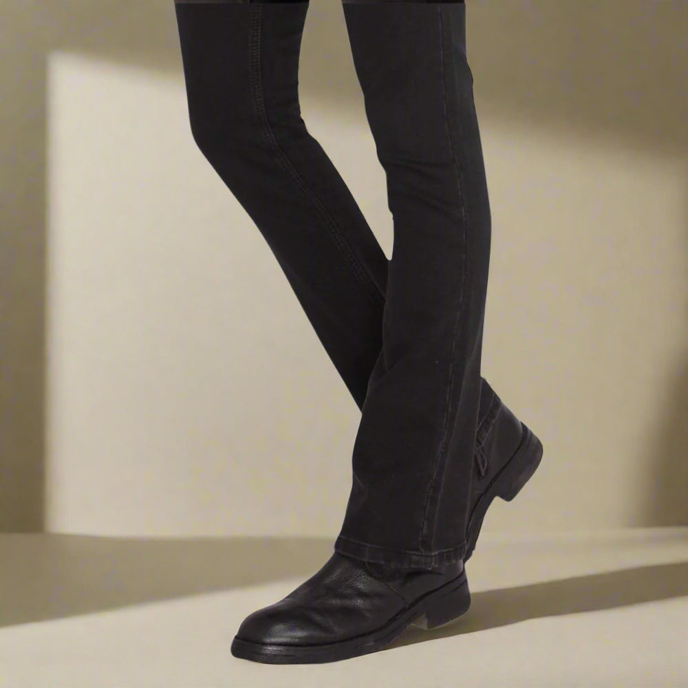 Carbon Black Denim Bootcut - Main Image