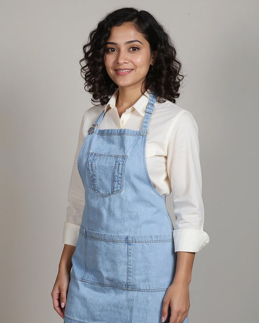 Glacier Blue Denim Gordon Aprons