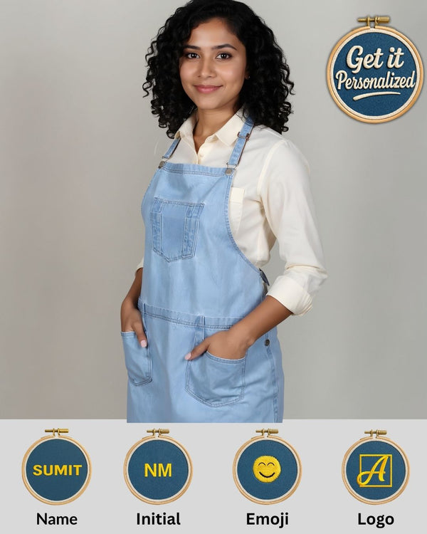 Glacier Blue Denim Gordon Aprons