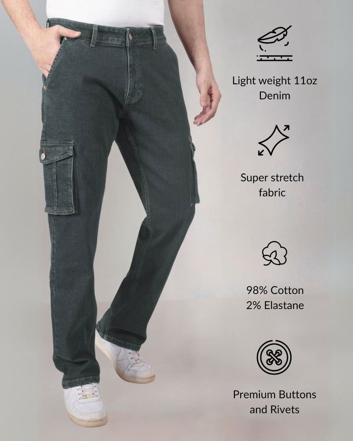 Custom Made Graphite Men's Straight Fit Cargo