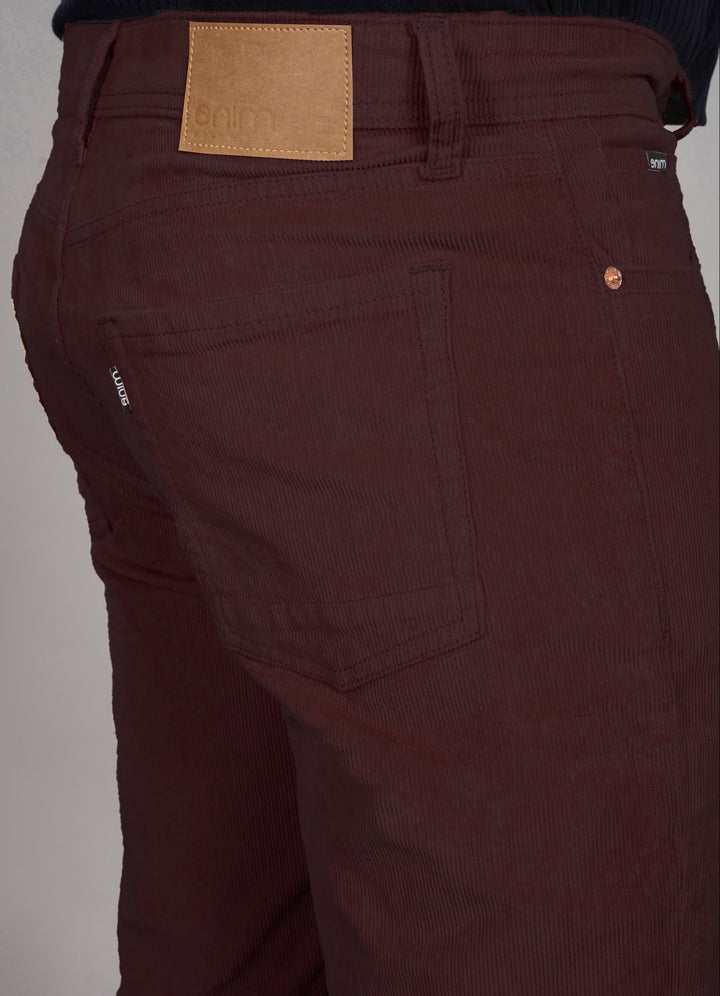 Custom Made Coffee Brown Corduroy Shorts