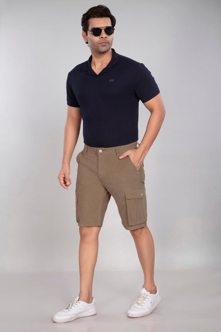 Custom Made Khaki Men's Cargo Shorts