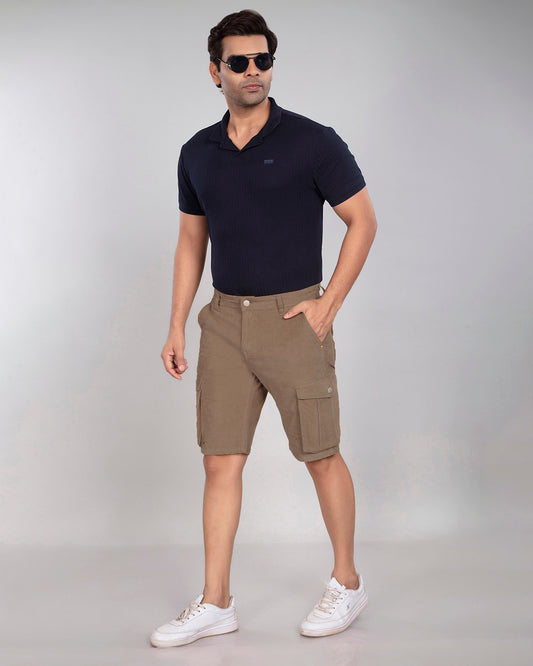 Custom Made Khaki Men's Cargo Shorts