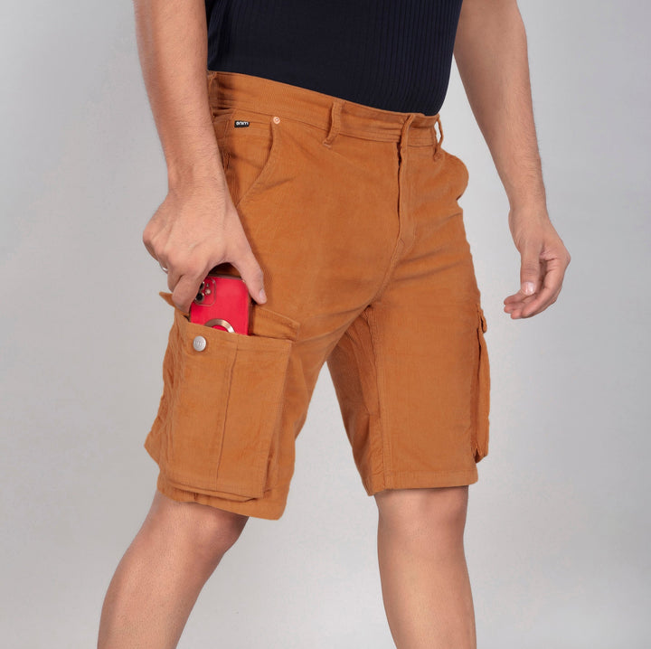 Custom Made Almond Men's Cargo Shorts