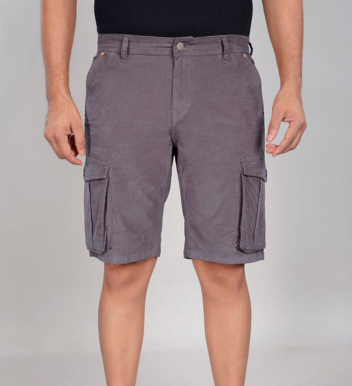 Custom Made Dark Grey Men's Cargo Shorts
