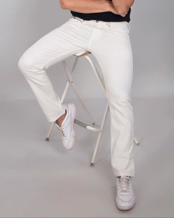 Pure White Denim Jeans