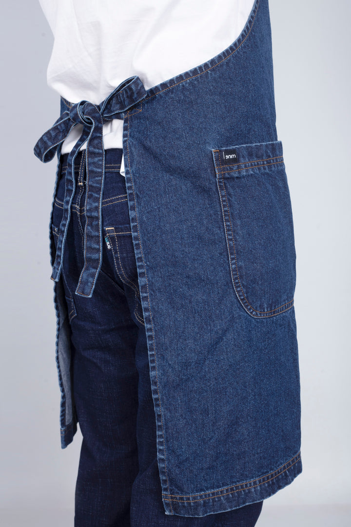 Custom Made Deep Space Blue Apron 
