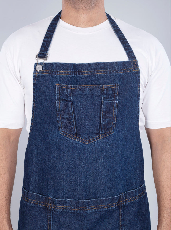 Custom Made Deep Space Blue Apron 