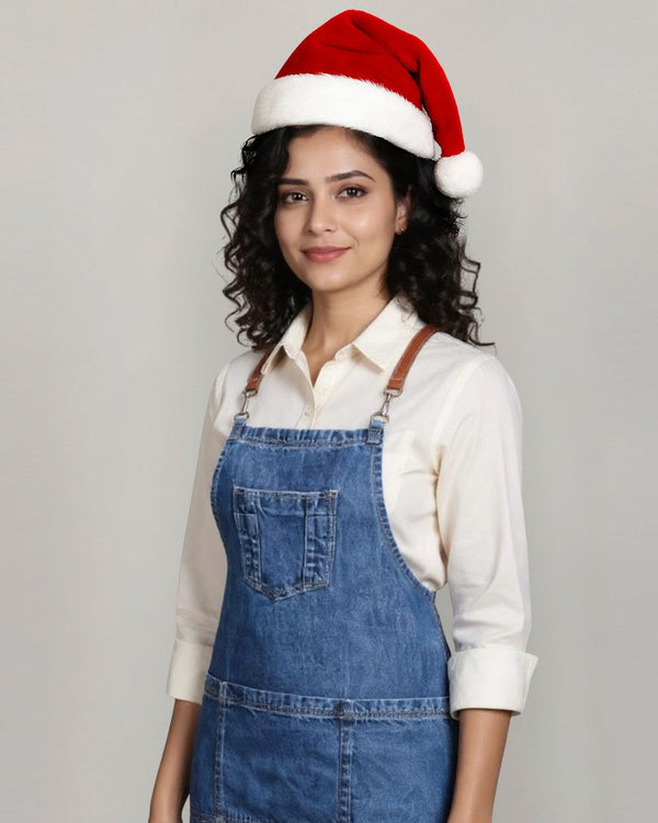 Mid Blue Denim Cross-Back Gordon Aprons