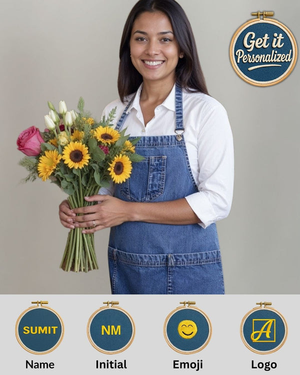 Mid Blue Denim Gordon Aprons