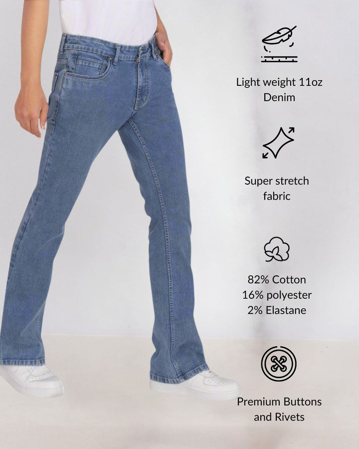 Mid Blue Denim Bootcut