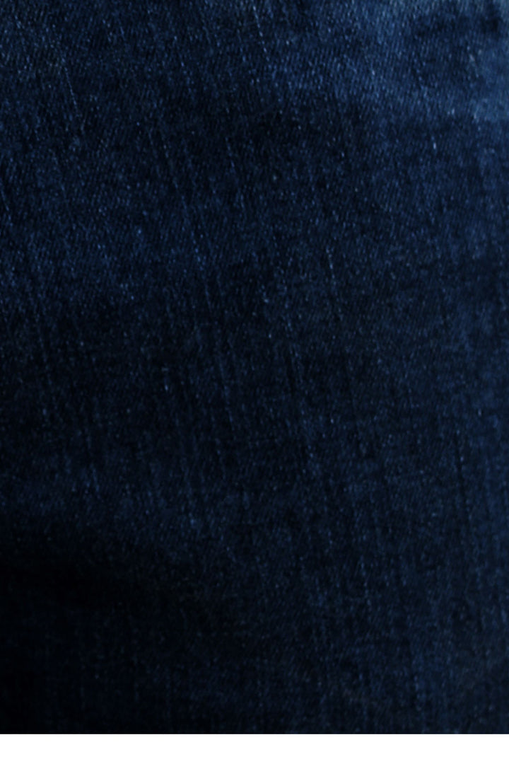 Custom Made Deep Space Blue Men's Skinny Fit Jeans Pants