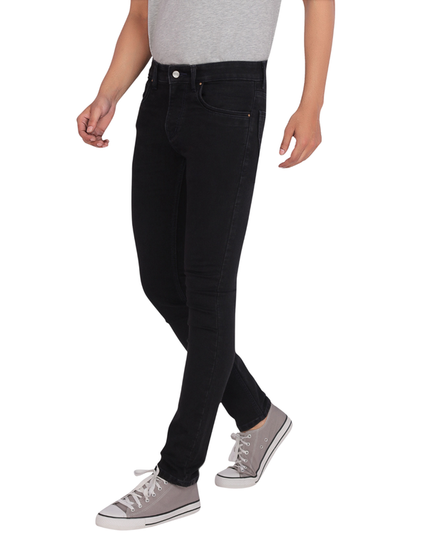 Carbon Black Stretch Denim - Slim Fit Jeans Sale