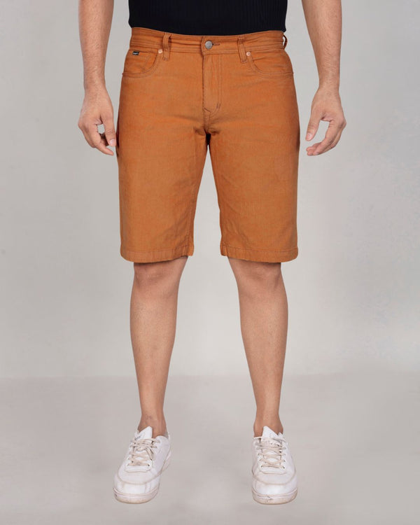 Custom Made Almond Corduroy Shorts