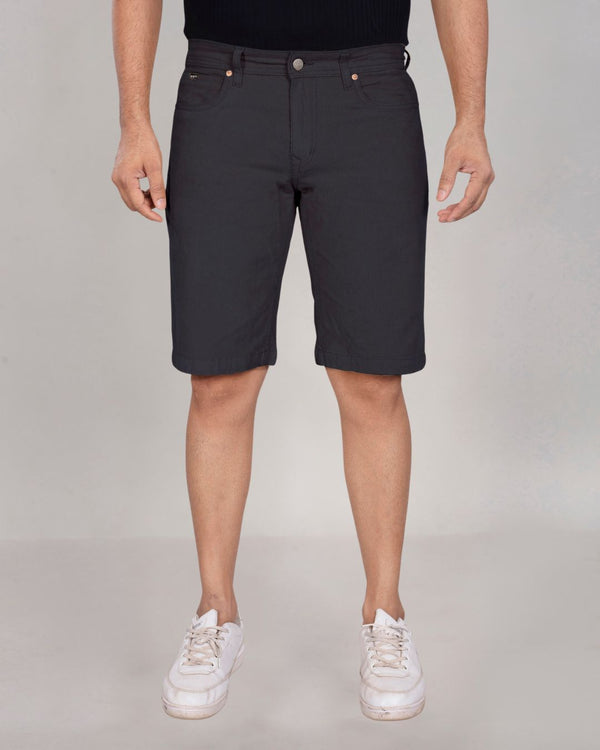Custom Made Navy Blue Men's Corduroy Shorts