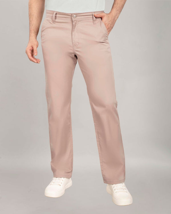 Pink Cotton Chinos