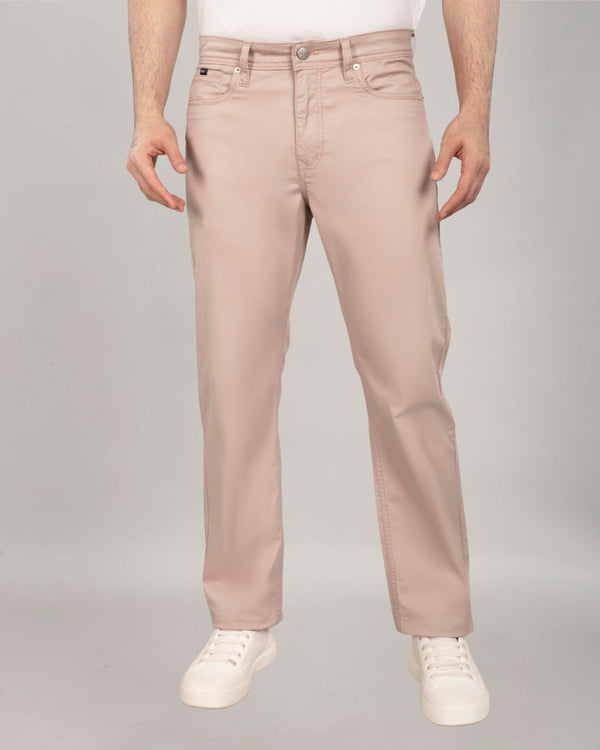 Tuscan Pink Cotton Jeanos