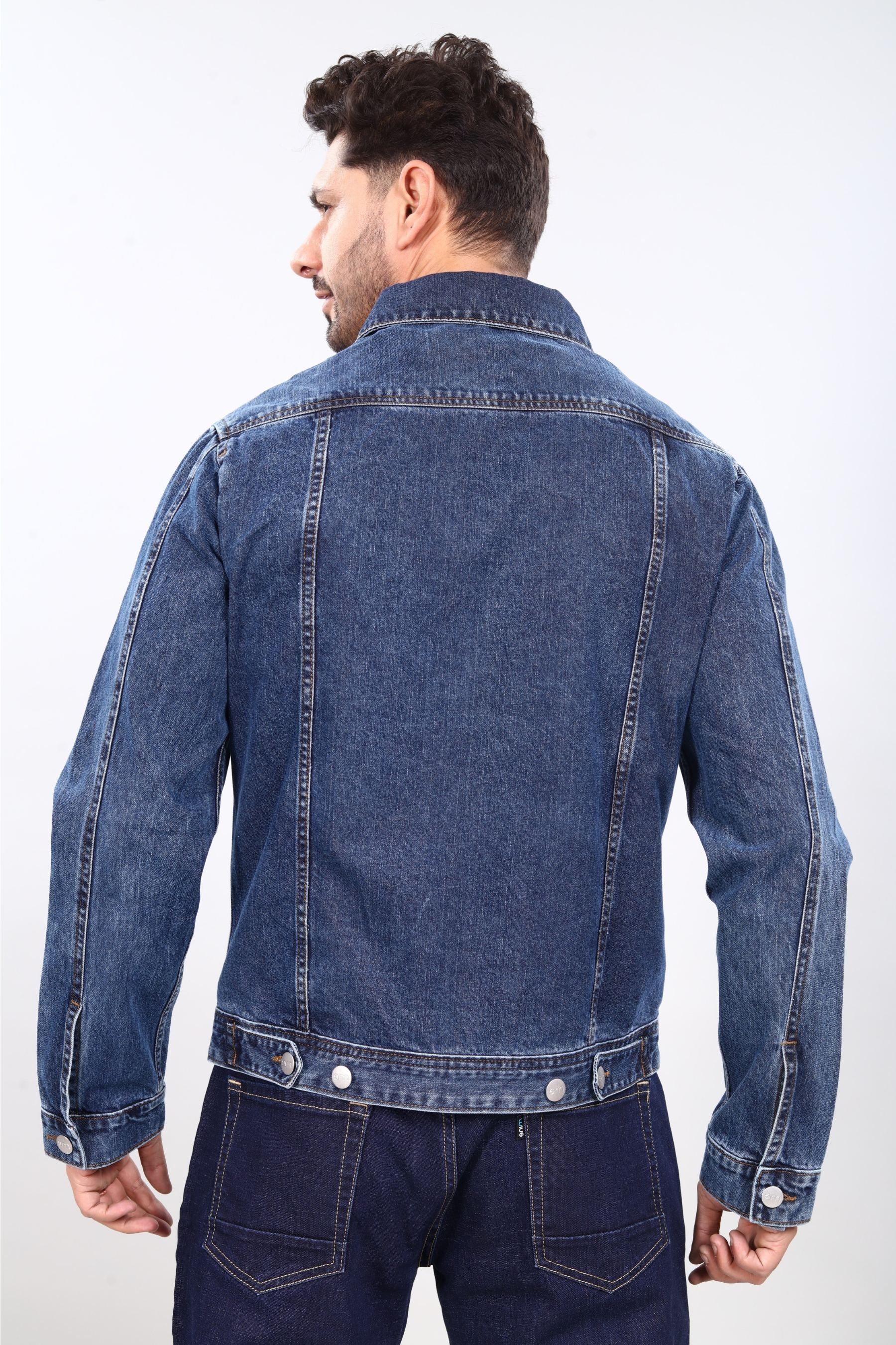 Men's Custom Denim Jackets in Deep Space for Bold Looks – Enim
