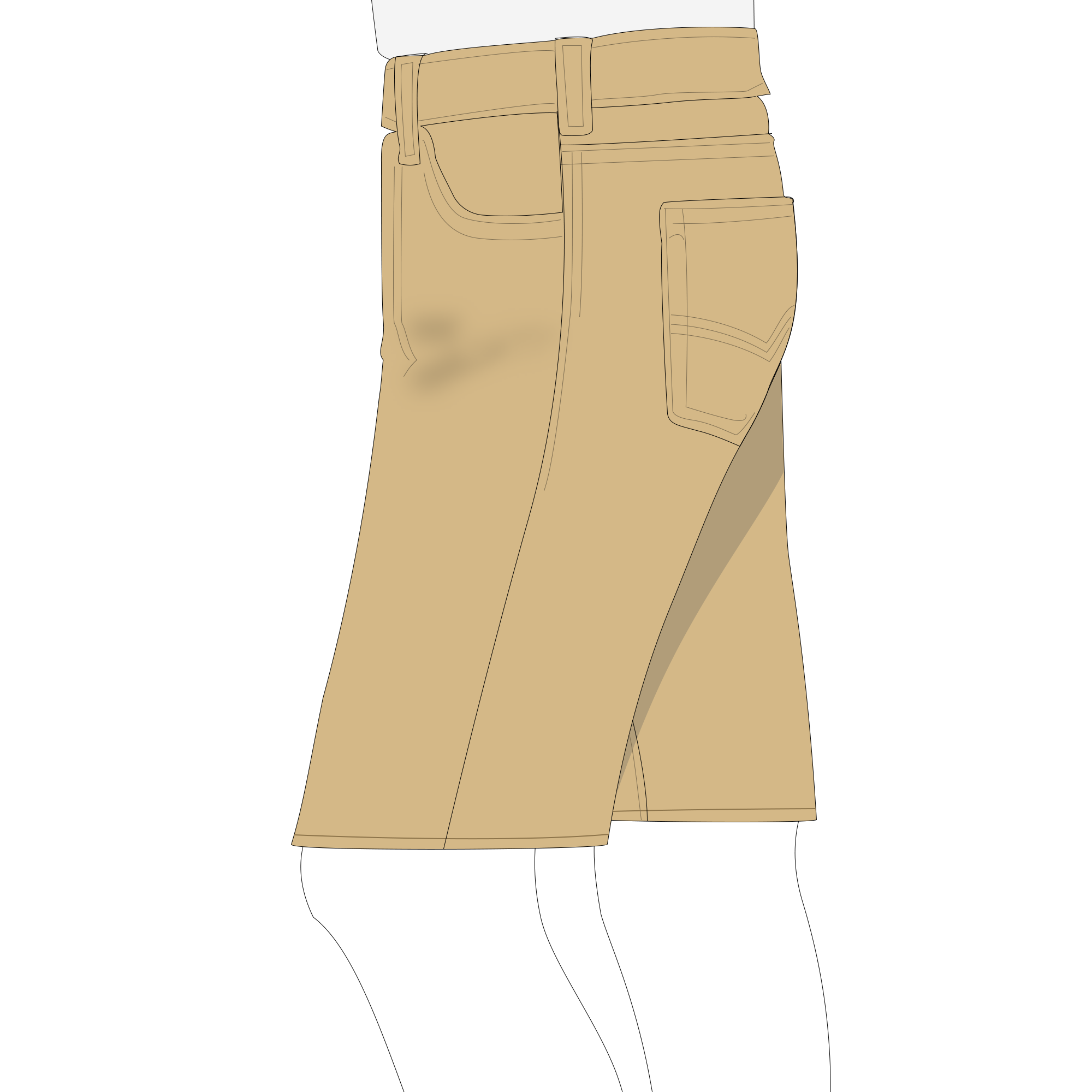 Carbon Black Denim Shorts extra image