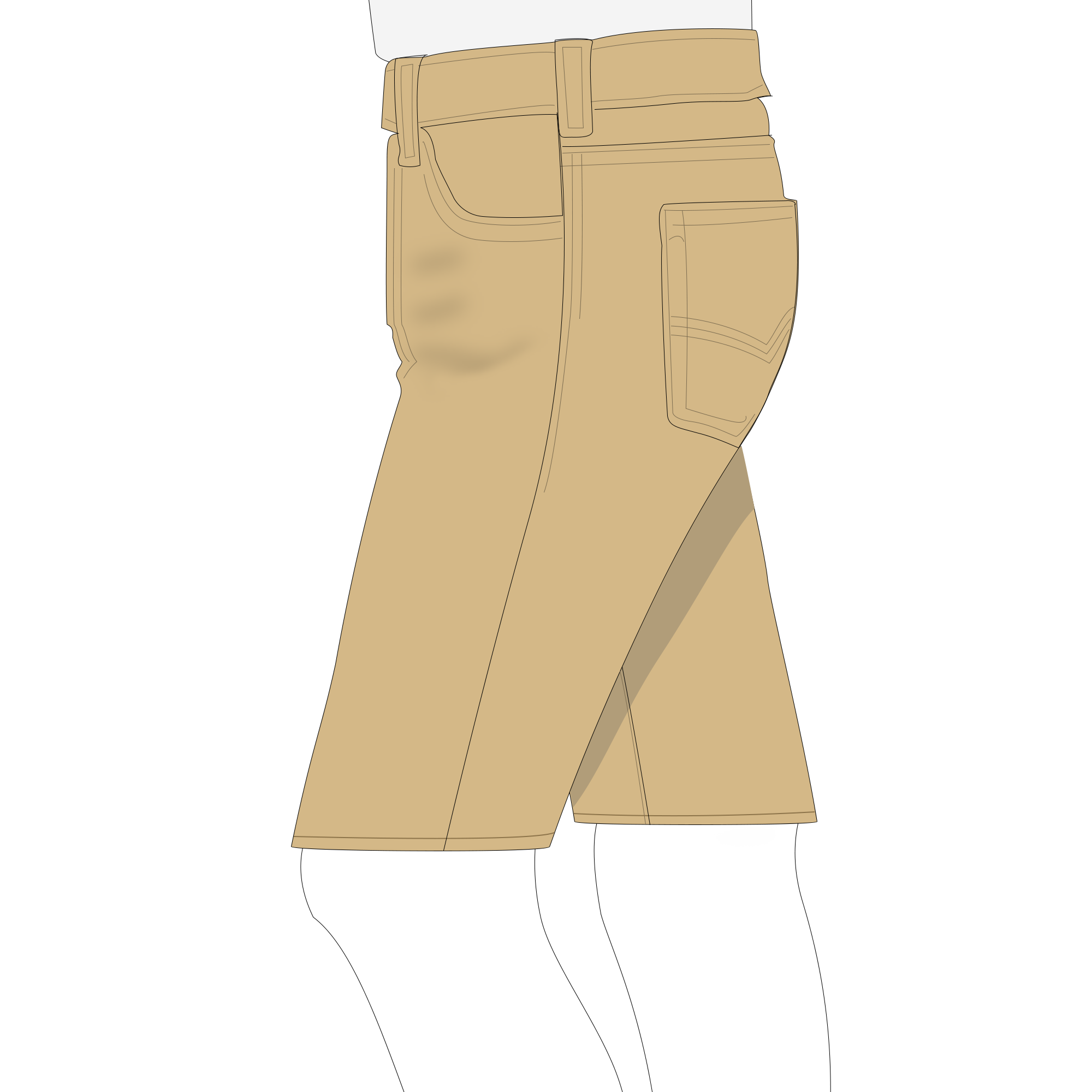 Carbon Black Denim Shorts extra image