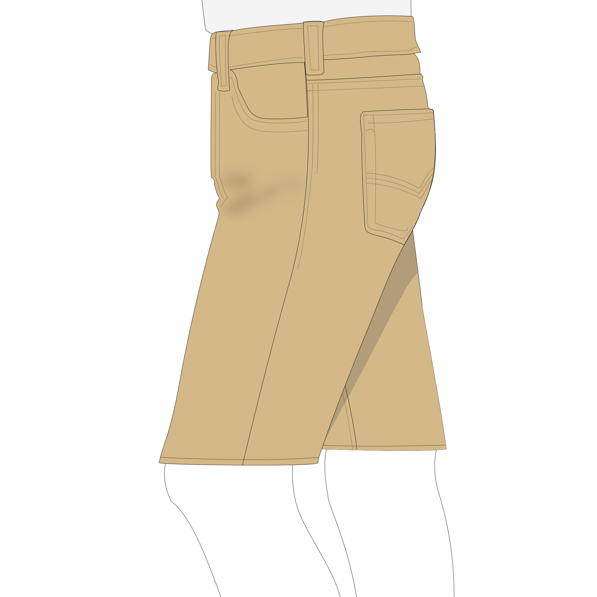 Carbon Black Denim Shorts extra image