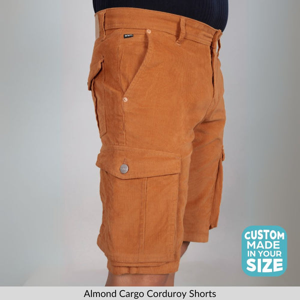 Custom Made Almond Men's Cargo Shorts
