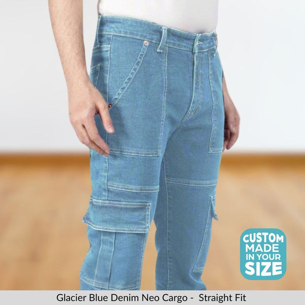 Custom Made Glacier Blue Men's Neo Cargo 