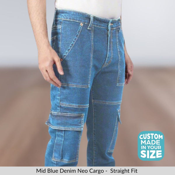 Custom Made Mid Blue Men's Neo Cargo